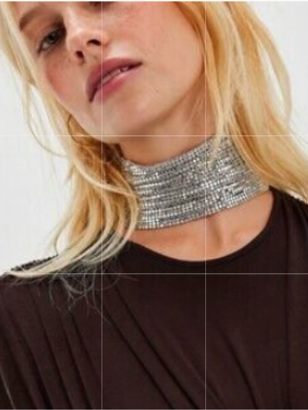 New🌟Free People- Dancefloor Choker-Silver